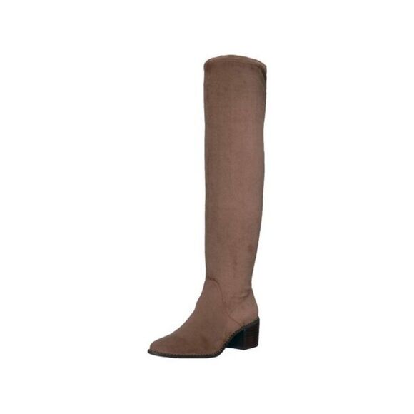 Steve Madden Wein Knee-High Tall Slouch Boot Women's Size 6.5 Western Boho Tan - Picture 4 of 14